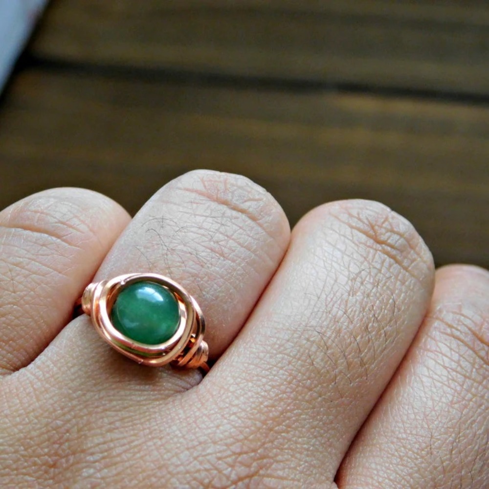 Custom Wire Wrapped Rings - Picture 3 of 5